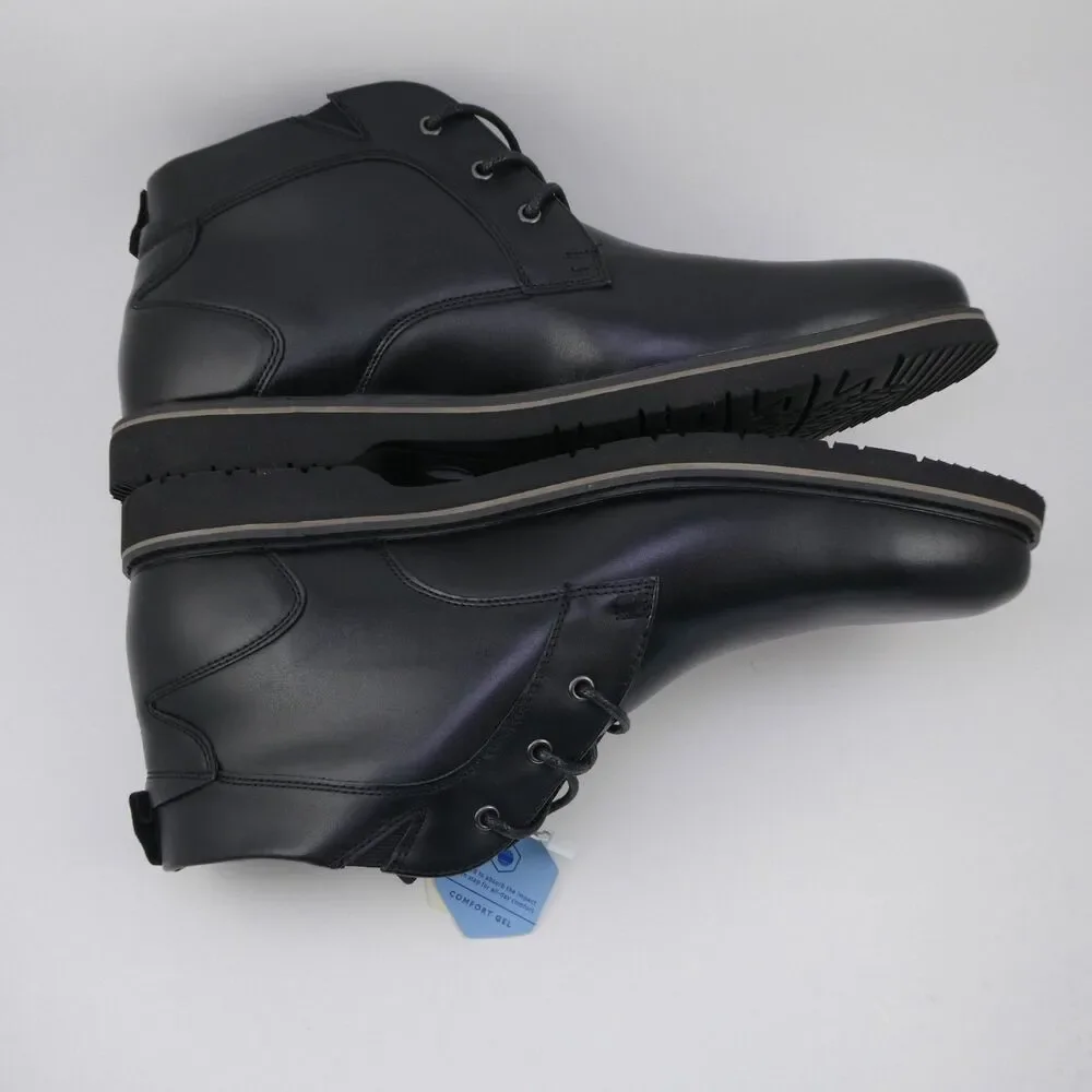 Nunn Bush Men's US 13 Denali Plain Toe Chukka Waterproof Boot, Black NWOB